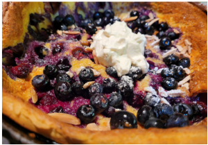 Blueberry Dutch Babies make a tasty brunch option or a good snack after a bracing outdoor activity. (Photo: Margaret Dickenson)