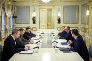 QUESTIONS ASKED: Germany’s Co-Ambassadors 3 Volodymyr Zelenskyy meets Friedrich Merz to discuss military aid and peace in Ukraine.