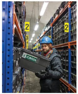 Preparing for disaster 9 The vault is entirely funded by the Norwegian government. The temperature in the vault remains between -3C and -4C. (Photo: crop trust)