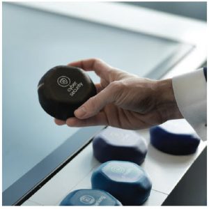 This display shows visitors to Tallinn's e-Estonia Briefing Centre how the e-government system works. and what kind of security measures it offers. (Photo: Atko Januson)