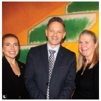 British High Commissioner Susan Jane Le Jeune D' Allegeershecque hosted a reception for newly elected MPs. From left: MP Raquel Dancho; Scott MacKenzie, Toyota Canada event sponsor, and Le Jeune D' Allegeershecque. (Photo: Ülle Baum) 