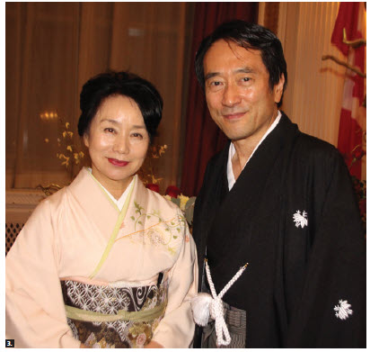 On Japan’s national day and the birthday of the Emperor of Japan, Ambassador Yasuhisa Kawamura and his wife, Miho, hosted a reception at the Fairmont Château Laurier. (Photo: Ülle Baum) 