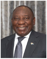 Two steps forward; one step back 8 South African President Cyril Ramaphosa sets a good example in Africa, having worked hard to curb COVID-19. (Photo: ITU Pictures)