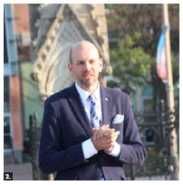 The 5th Balts Unity Day took place on Parliament Hill next to the Centennial Flame. Lithuanian Ambassador Darius Skuse-vicius gave a speech. (Photo: Ülle Baum) 