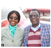 Zimbabwean Ambassador Ruth Masodzi Chikwira and her husband, Stanford Shikwira, attended the annual diplomatic fly day. (Photo: Ülle Baum)
