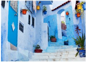 Morocco: A diverse land of many charms 7 The different entryways and doors tucked into Chefchaouen’s walls add to its charm. (Photo: Rochdiwafik)