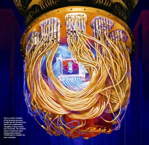 This millennium’s major innovations 1 This is an artist's rendition of the Sycamore processor. Google says the Sycamore was able to do a mathematical calculation in three minutes and 20 seconds. The company claims it would have taken existing supercomputers 10,000 years to complete the same calculation. (Photo: Forest Stearns, Google AI Quantum Artist in Residence)