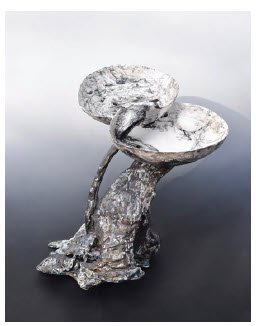 Pandemic art can be a salve in troubled times 9 Halocine Parastic Jaeger 2 (mixed media, 2020) by Lisa Creskey at L.A. Pai Gallery.