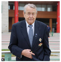 Ernest L. Szelepcsenyi, a 1956 Hungarian Revolution veteran, attended a Hungarian flag-raising ceremony at City Hall and shared his memories at a virtual commemoration of the Hungarian Revolution and Freedom Fight in 1956, presented by the Hungarian Embassy. (Photo: Ülle Baum)