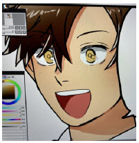 The Japanese Embassy hosted an anime and manga online webinar featuring Azusa Matsumoto, CEO of the Montreal Japanese Manga School. It was a chance to learn about the process and tools to create manga and basic manga drawing. (Photo: Ülle Baum) 