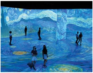 Portraits of Canada 1 Visitors will virtually be swimming in the paintings of Vincent van Gogh in this immersive digital production by Montreal’s Normal Studios, and presented by RBC and Ottawa Bluesfest at Lansdowne Park. (Photo: Beyond van gogh)