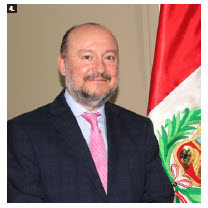 Peruvian Ambassador Roberto Rodriguez Arnillas spoke at a full-day virtual summit of the Peruvian Canadian Institute hosted by Huntington University. (Photo: Ülle Baum) 