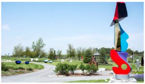 Theatre, murals and summer fun: 9 things to do 1 The Oeno Gallery culpture Garden, pictured here, is located on the Huff Estates Winery’s property in Bloomfield. It’s a changing display of 60 steel, granite and bronze sculptures, all of which are for sale. (Photo: zachary shunock, courtesy of oeno gallery)