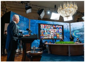 At his virtual Leaders' Summit on Climate Change, U.S. President Joe Biden said his administration would halve U.S. greenhouse gas emissions from 2005 levels by 2030, with a goal of making the U.S. economy carbon-neutral by 2050. It's summit seaon again and two major events will test Canadian leaders' ability to define key foreign priorities. (Photo: G20 Summit Italia 2021)