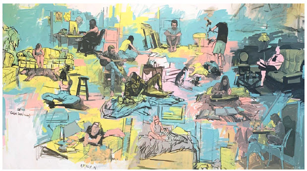 Long knives and a silent symphony 6 Andrew Morrow’s Here’s A Place To Start is scheduled to open in November at Studio 66 in the Glebe. (Photo: Andrew Morrow)