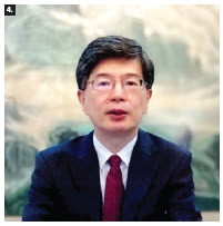 To mark the 94th anniversary of the founding of the Chinese People’s Liberation Army, Ambassador Cong Peiwu spoke at a virtual reception. (Photo: Ülle Baum)