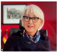 To mark the day of German unity and to look back on Angela Merkel's 16 years of leadership, the German Embassy, with the Munk School, presented a webinar. Ambassador Sabine Sparwasser delivered opening remarks. (Photo: Ülle Baum)