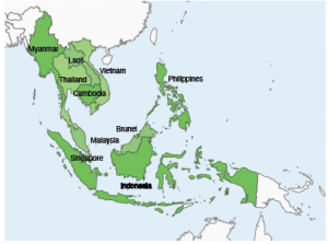 The 10 member states of ASEAN are Brunei, Cambodia, Indonesia, Laos, Malaysia, Myanmar, the Philippines, Singapore, Thailand and Vietnam. (Photo: Tiger7253)