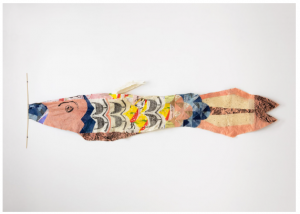 Koinobori, by Alexa Hatanaka, at AXNÉO 7 in Gatineau. (Photo: Laura Findlay)