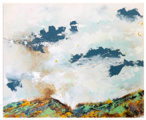 An untitled canvas by Geneviève-Audrey Mercier, showing at Galerie St-Laurent + Hill in Ottawa. (Photo: Photo courtesy the gallery)