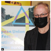 Tom McSorley, executive director of the Canadian Film Institute spoke at the opening ceremony of the virtual European Union Film Festival. (Photo: Ülle Baum) 