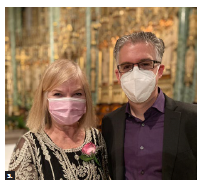 The Delegation of the European Union to Canada and the diplomatic missions of the EU member states presented their 14th Christmas concert for 200 people, featuring European Christmas carols and songs. Shown here are concert organizer Ülle Baum and artistic director Timothy Piper. (Photo: Charles Pierce) 