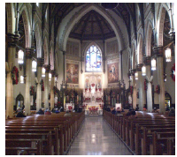 St. Patrick’s Basilica is a good example of 19th-Century Gothic Revival architecture. (Photo: Pjposullivan1)