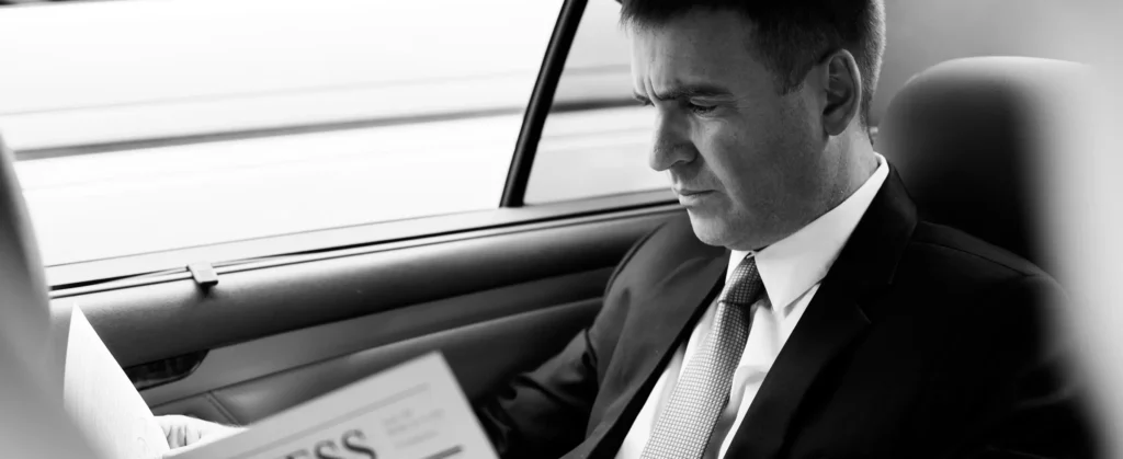 businessman reading newspaper 1