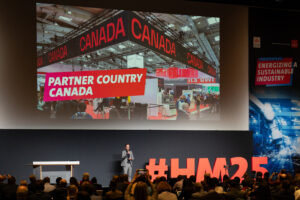 Canada’s pavilion at Hannover Messe, announced as 2025’s partner country.