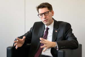 Matthias Luettenberg, German co-ambassador, discusses bilateral priorities with Canada.